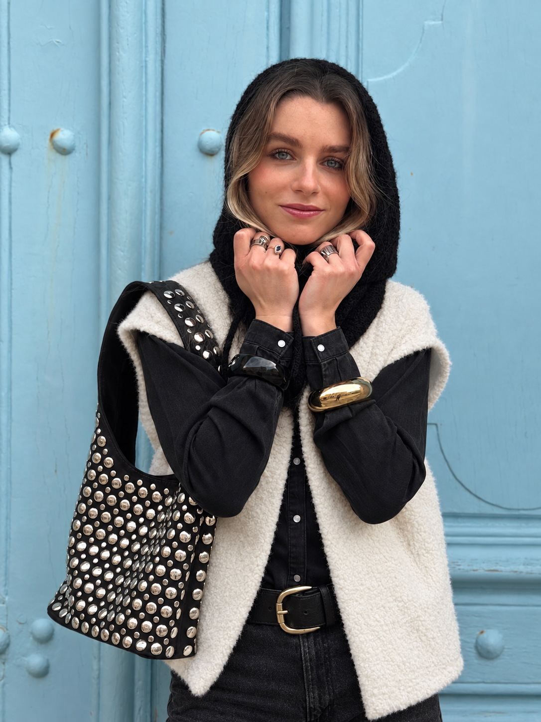 Cagoule en maille NAMBI