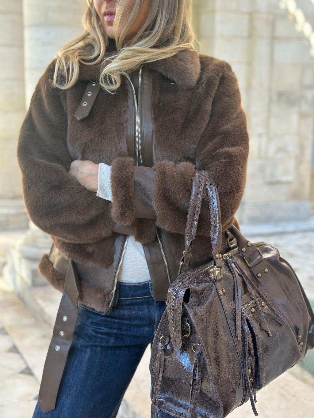 Blouson fausse fourrure * Stella *