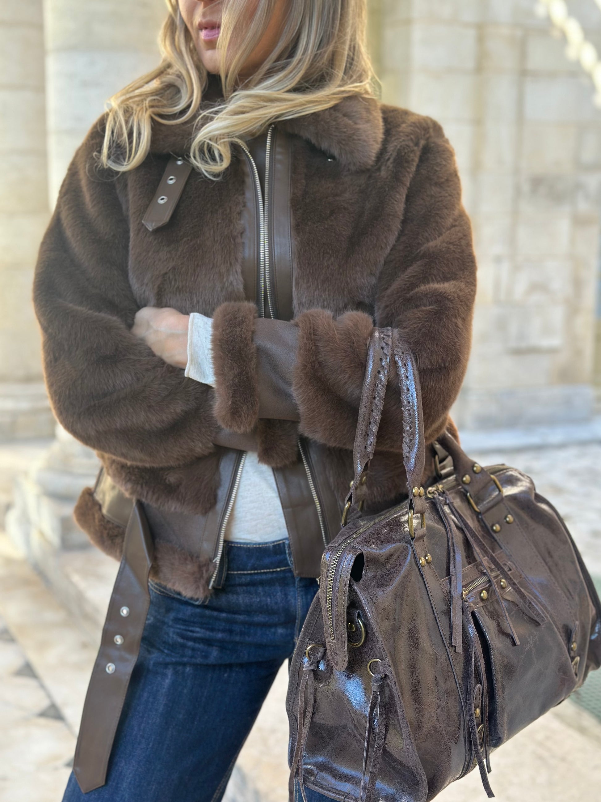 Blouson fausse fourrure * Stella *