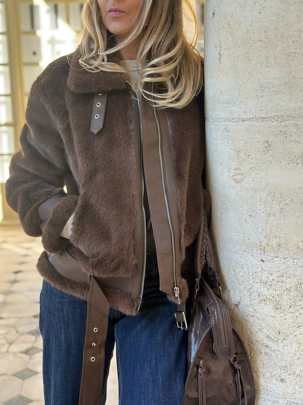 Blouson fausse fourrure * Stella *