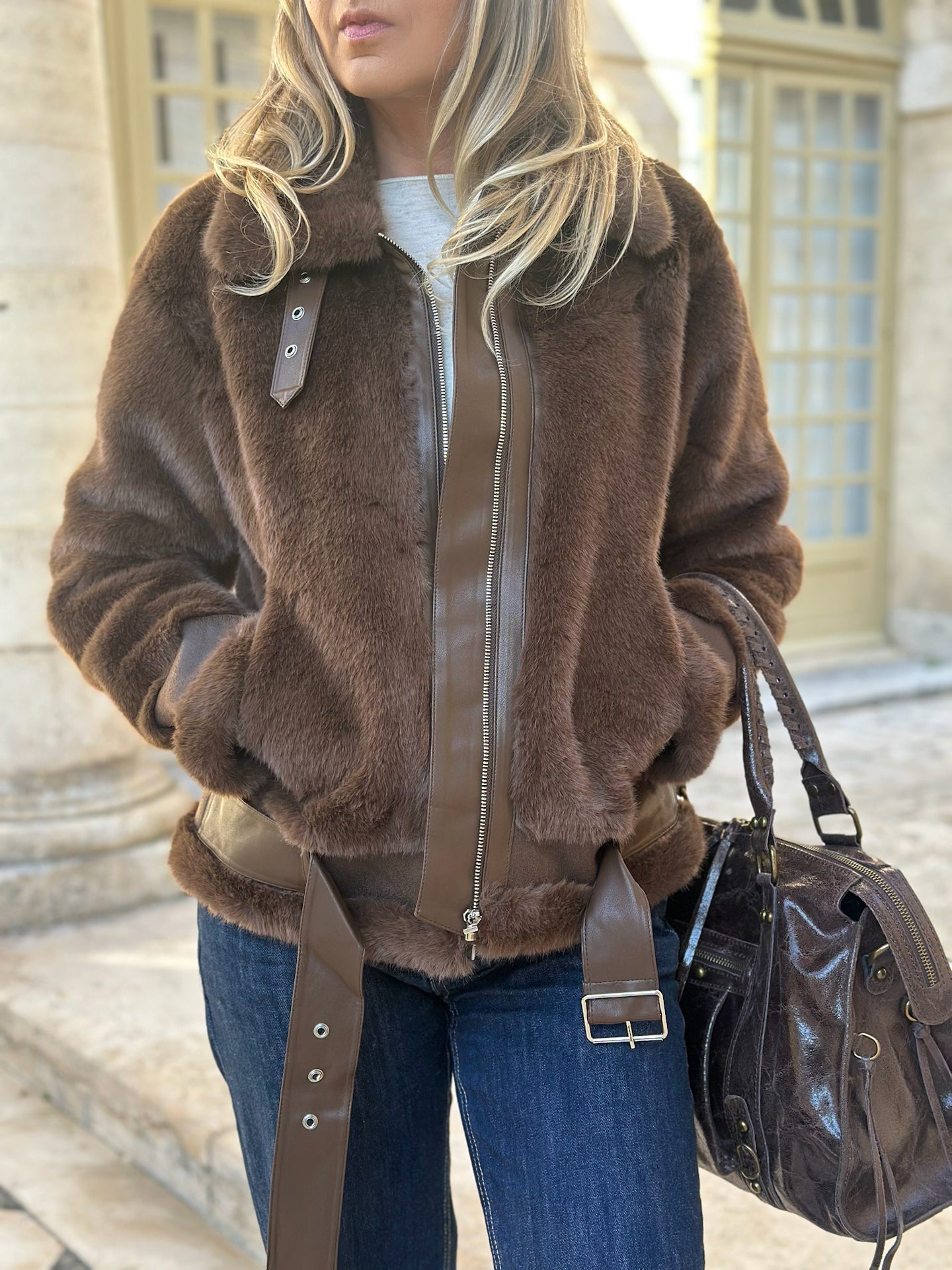 Blouson fausse fourrure * Stella *