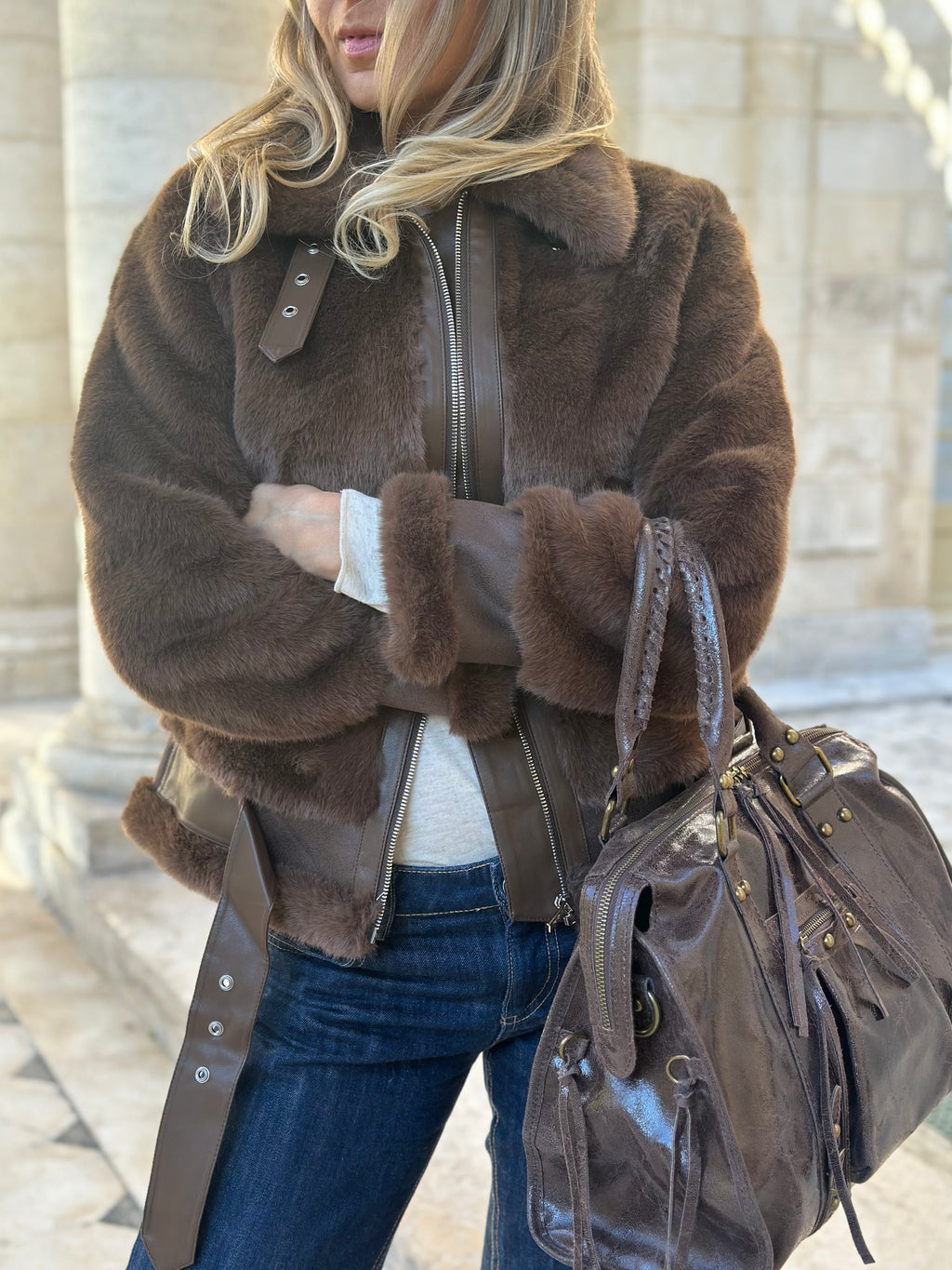 Blouson fausse fourrure * Stella *