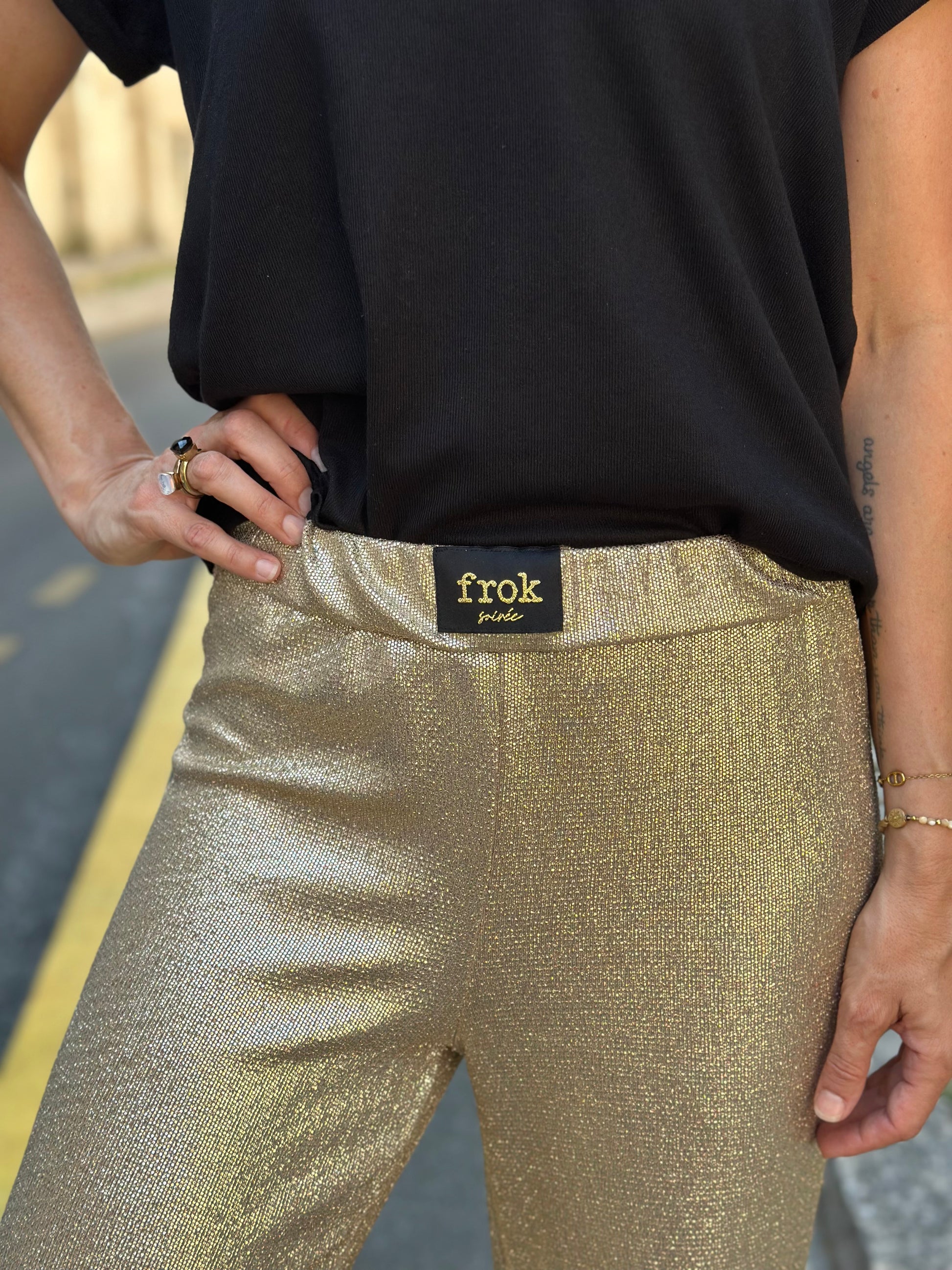 Pantalon souple paillettes * Ibiza * 🌴✨