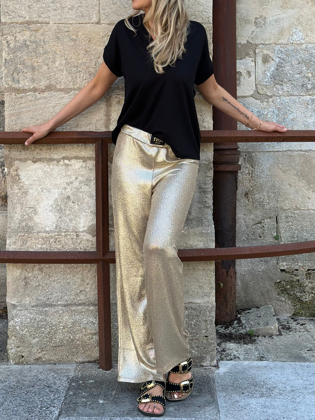 Pantalon souple paillettes * Ibiza * 🌴✨