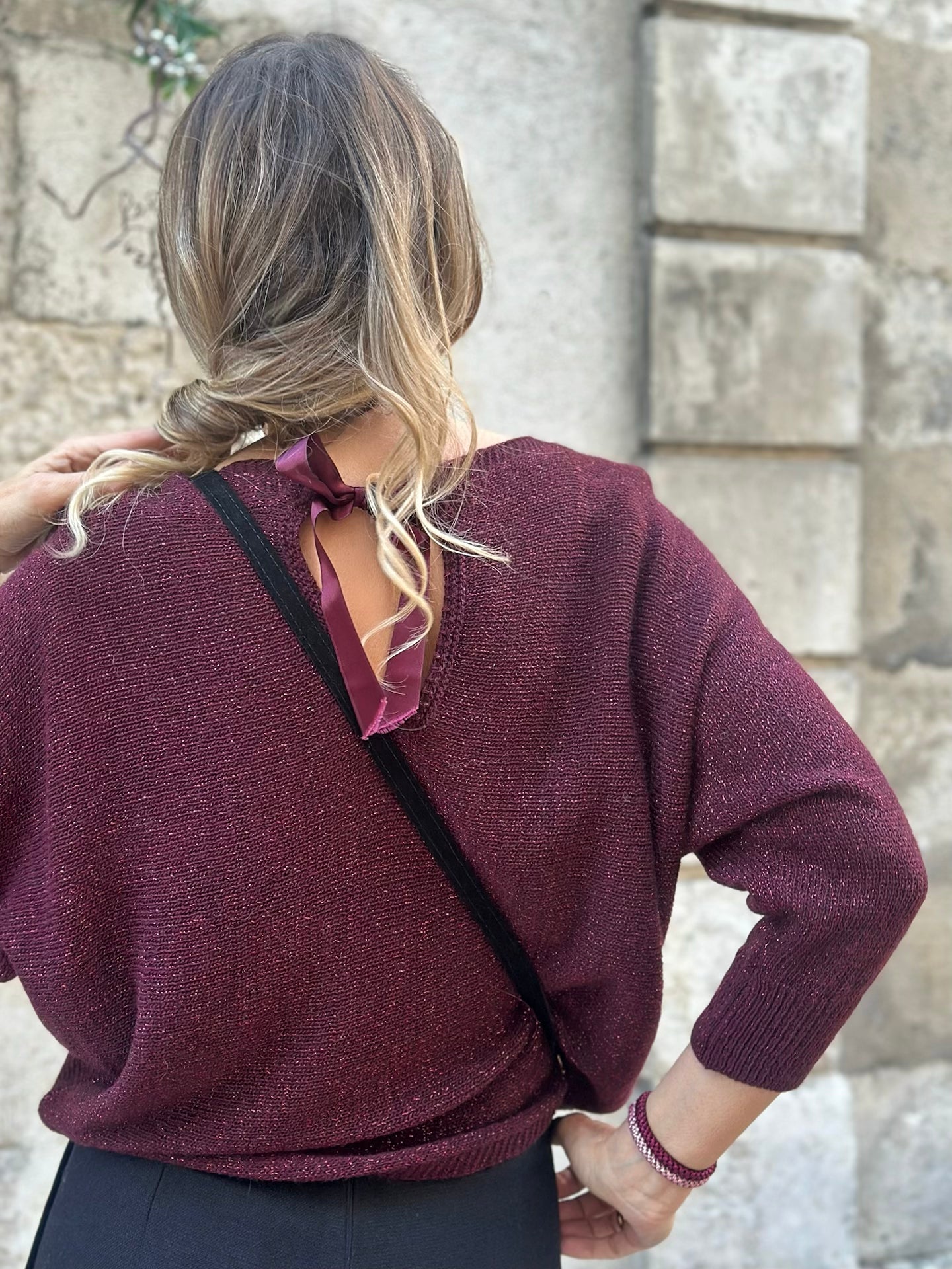 Pull * Rosy * paillettes