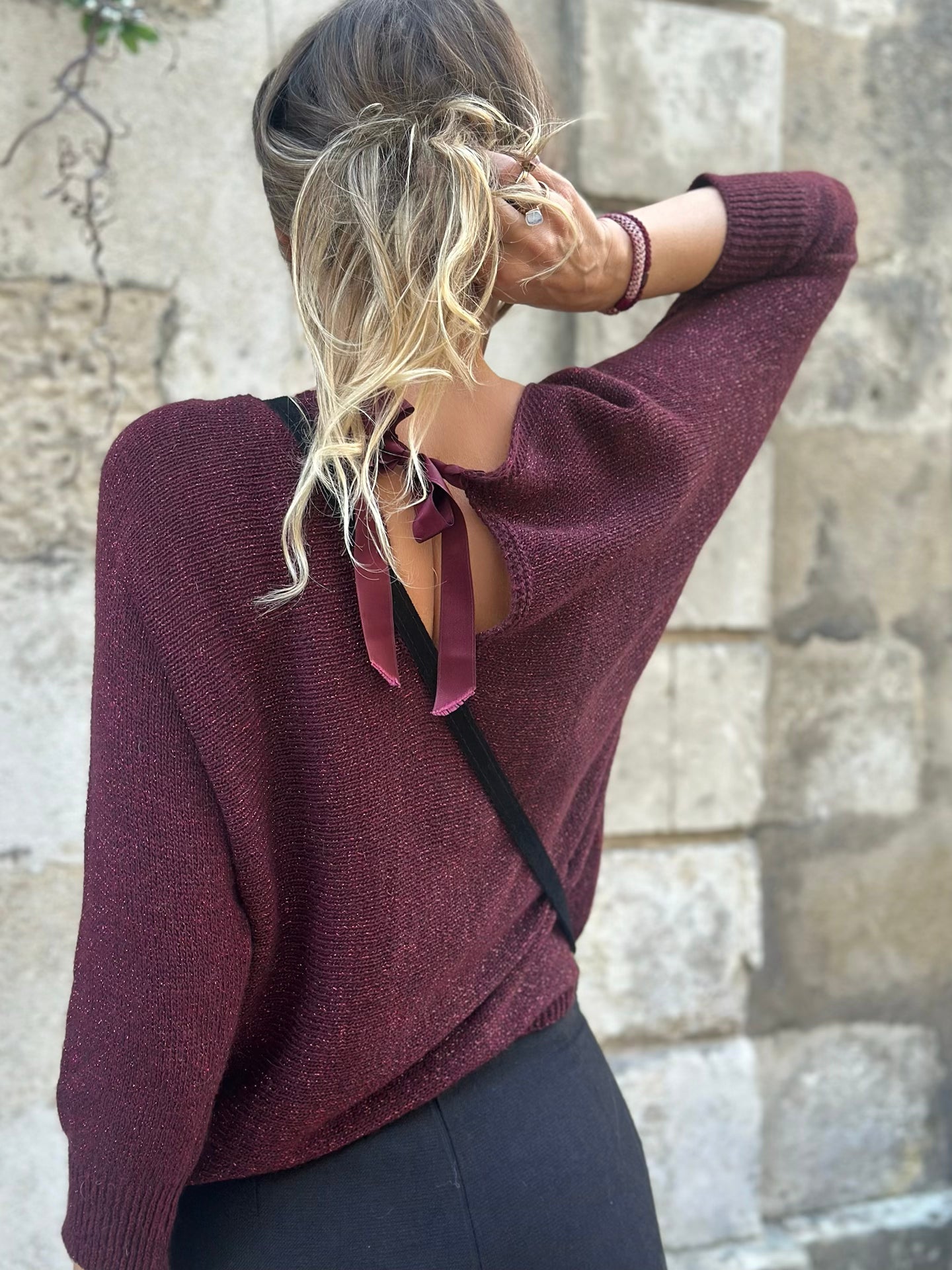 Pull * Rosy * paillettes