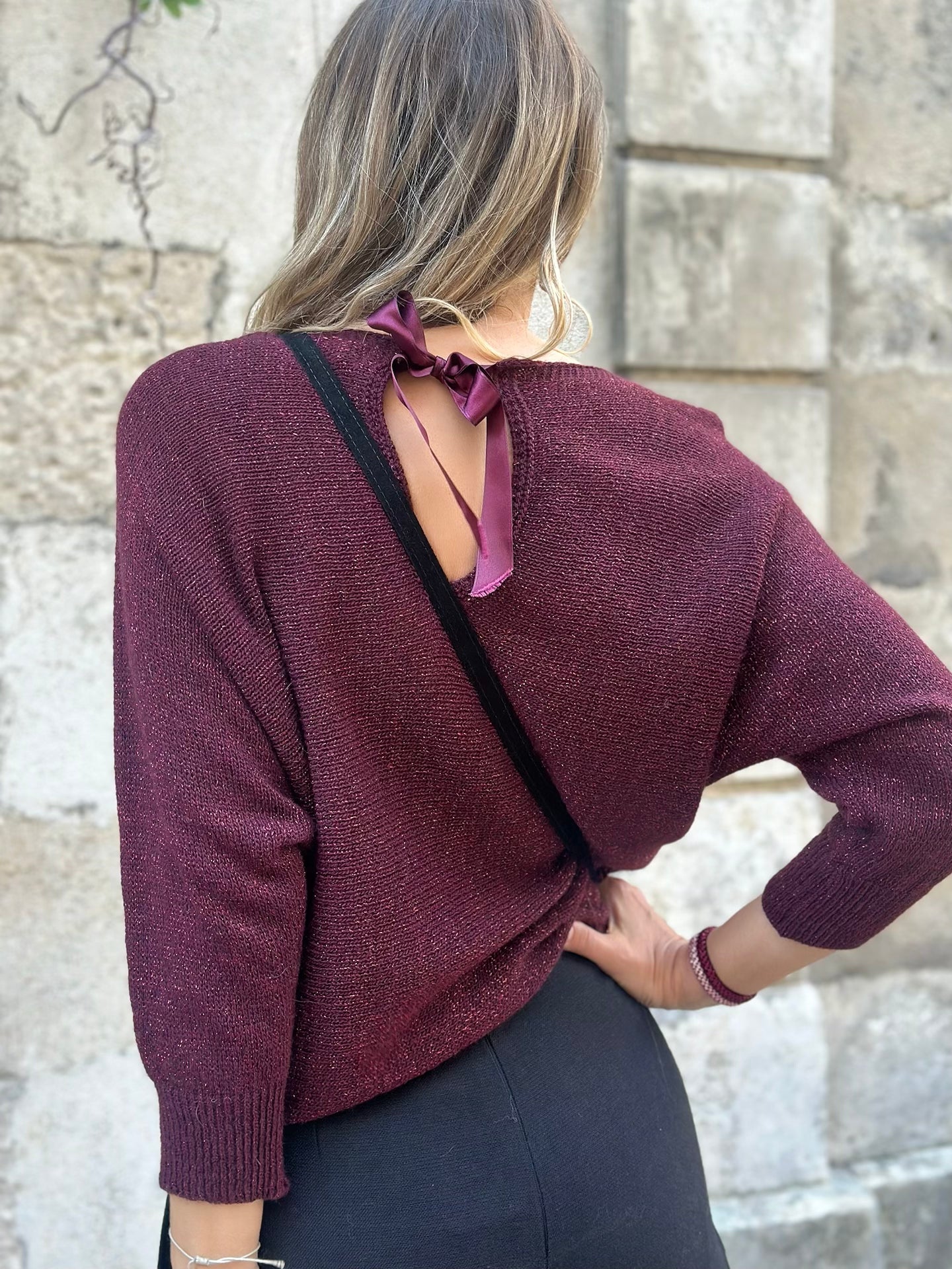 Pull * Rosy * paillettes