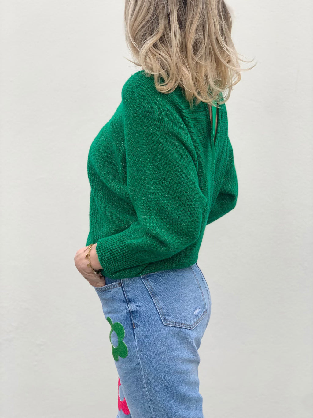 Pull paillettes * Rosy *