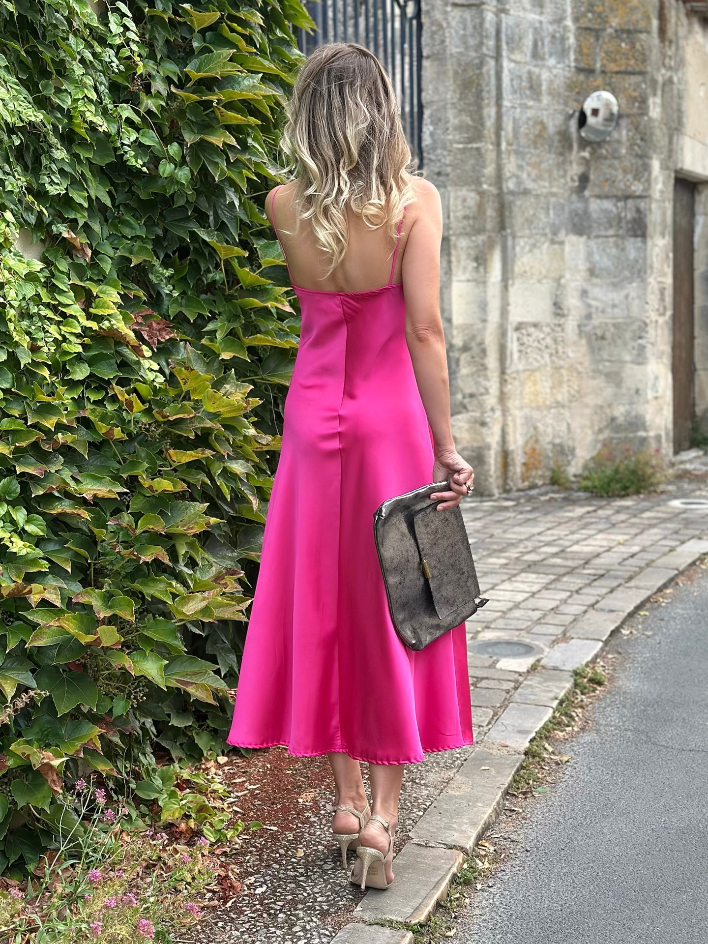 Robe satinée * Paula *