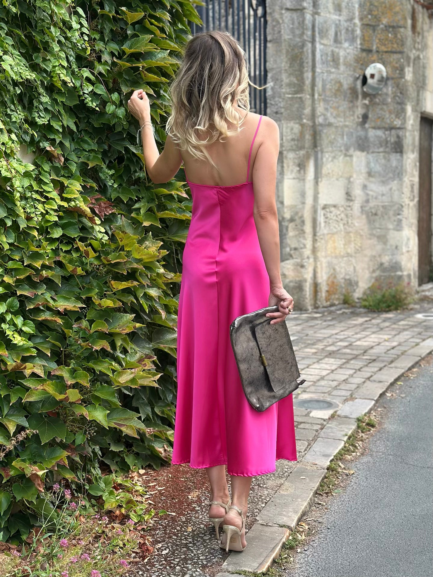 Robe satinée * Paula *