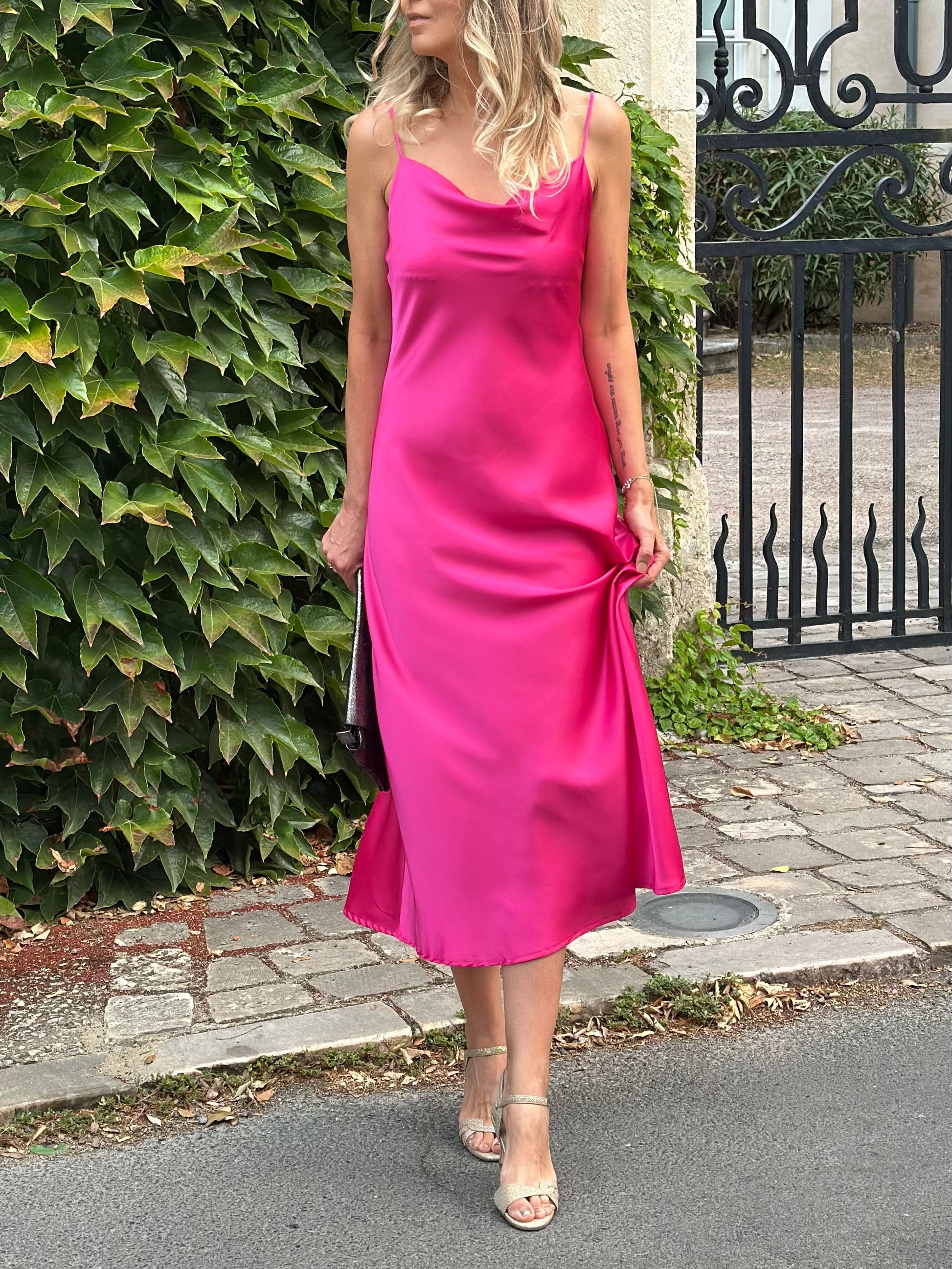 Robe satinée * Paula *