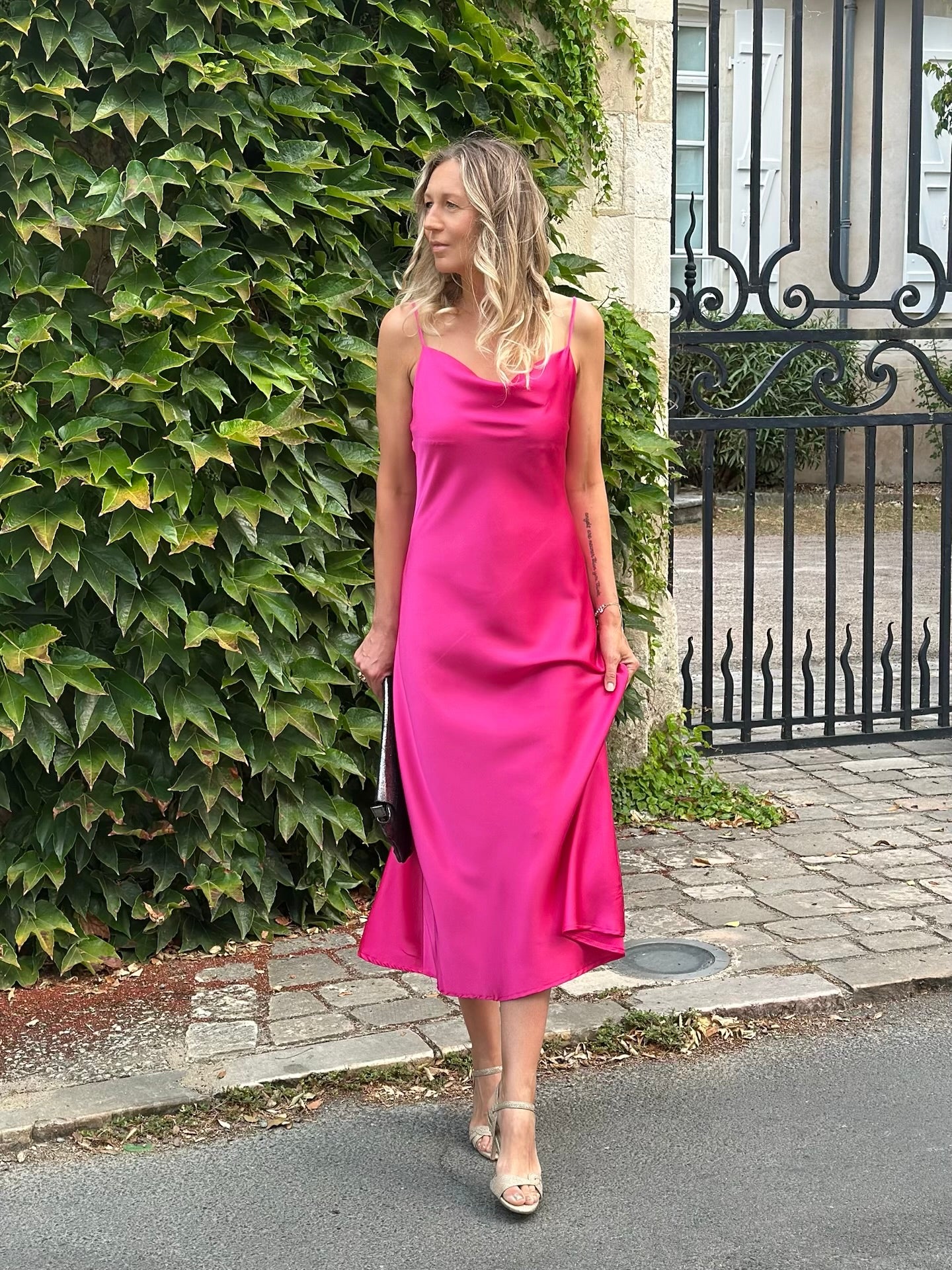 Robe satinée * Paula *
