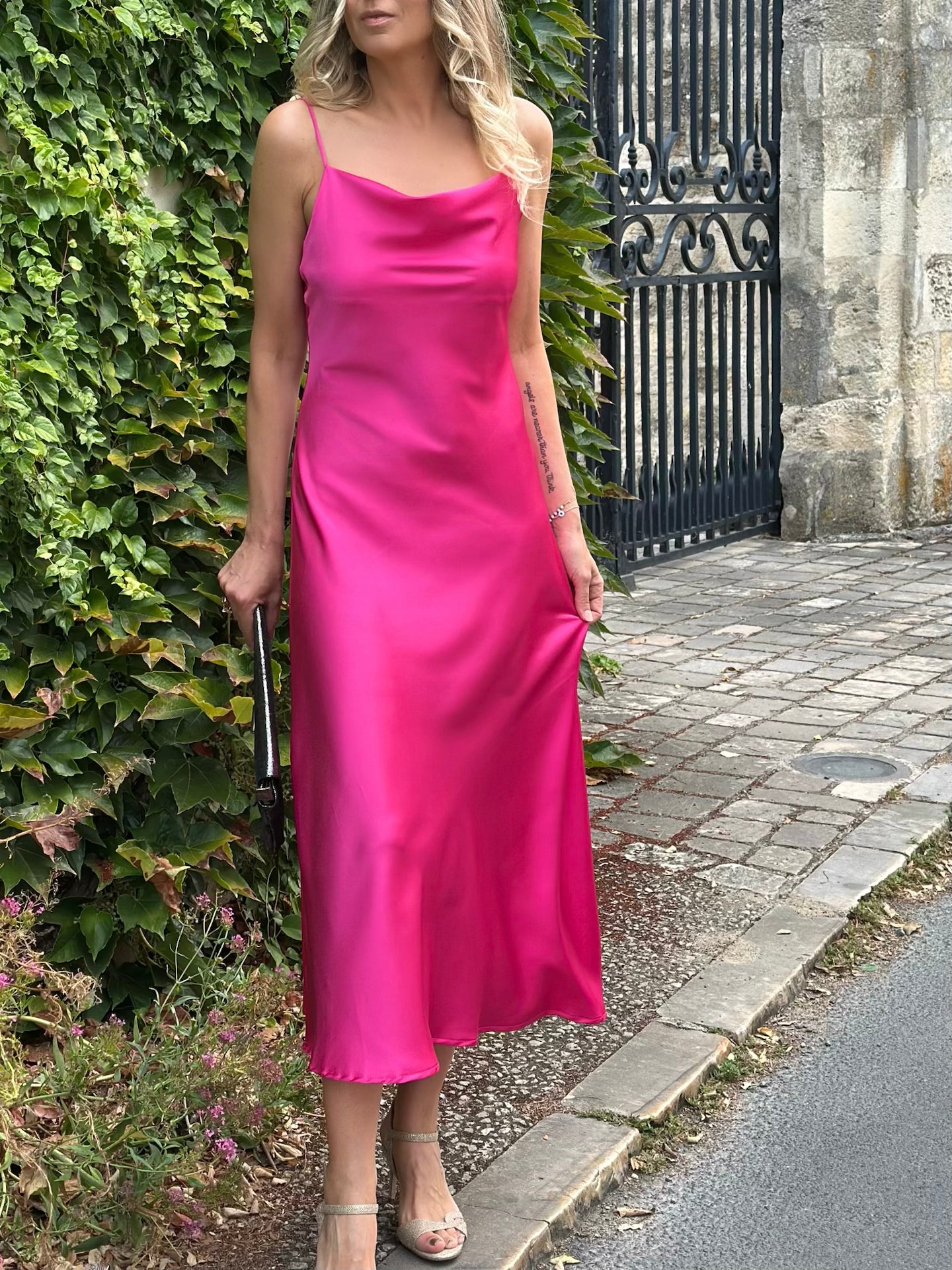 Robe satinée * Paula *
