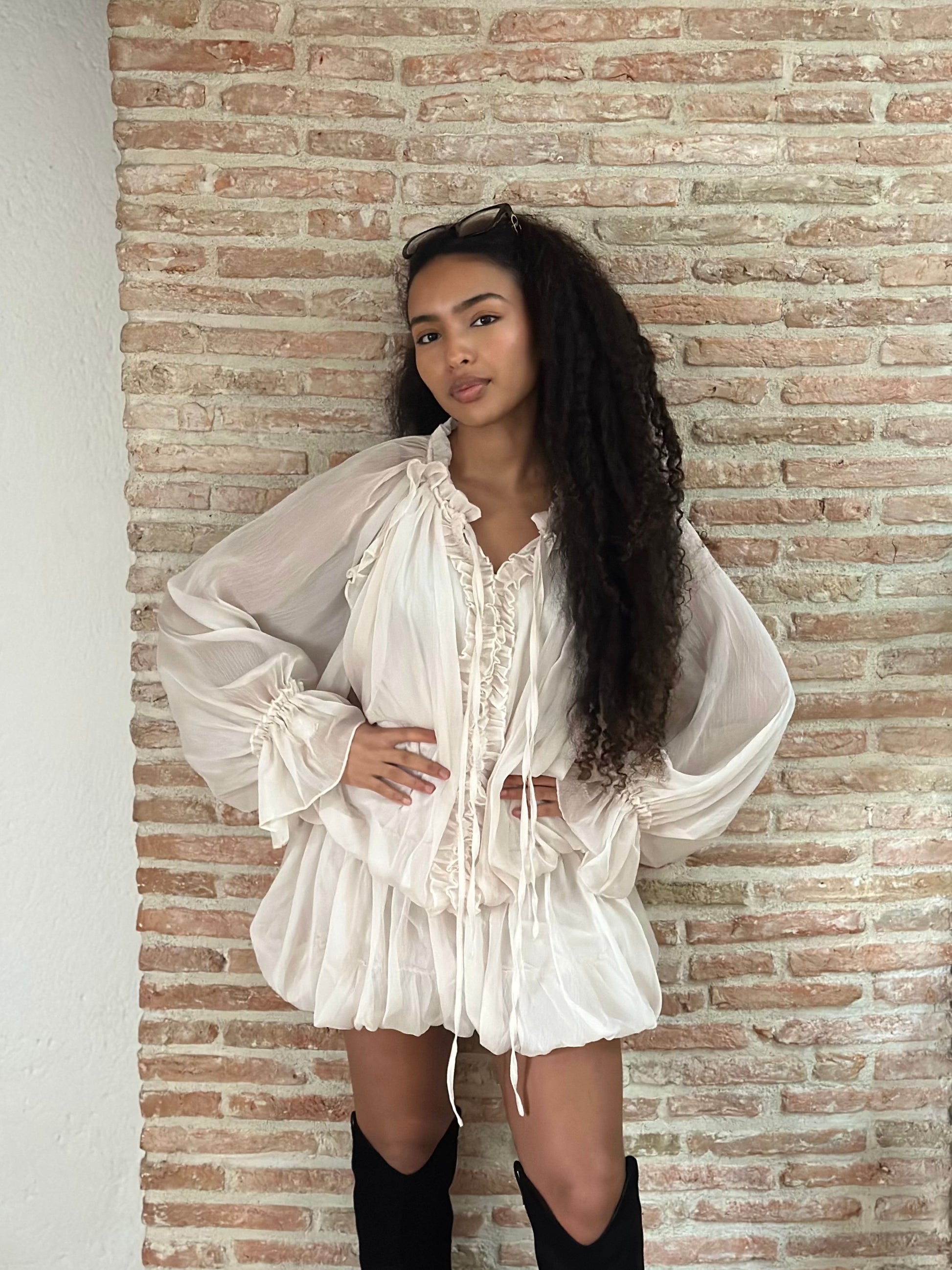 Robe en voile fluide * Manon *