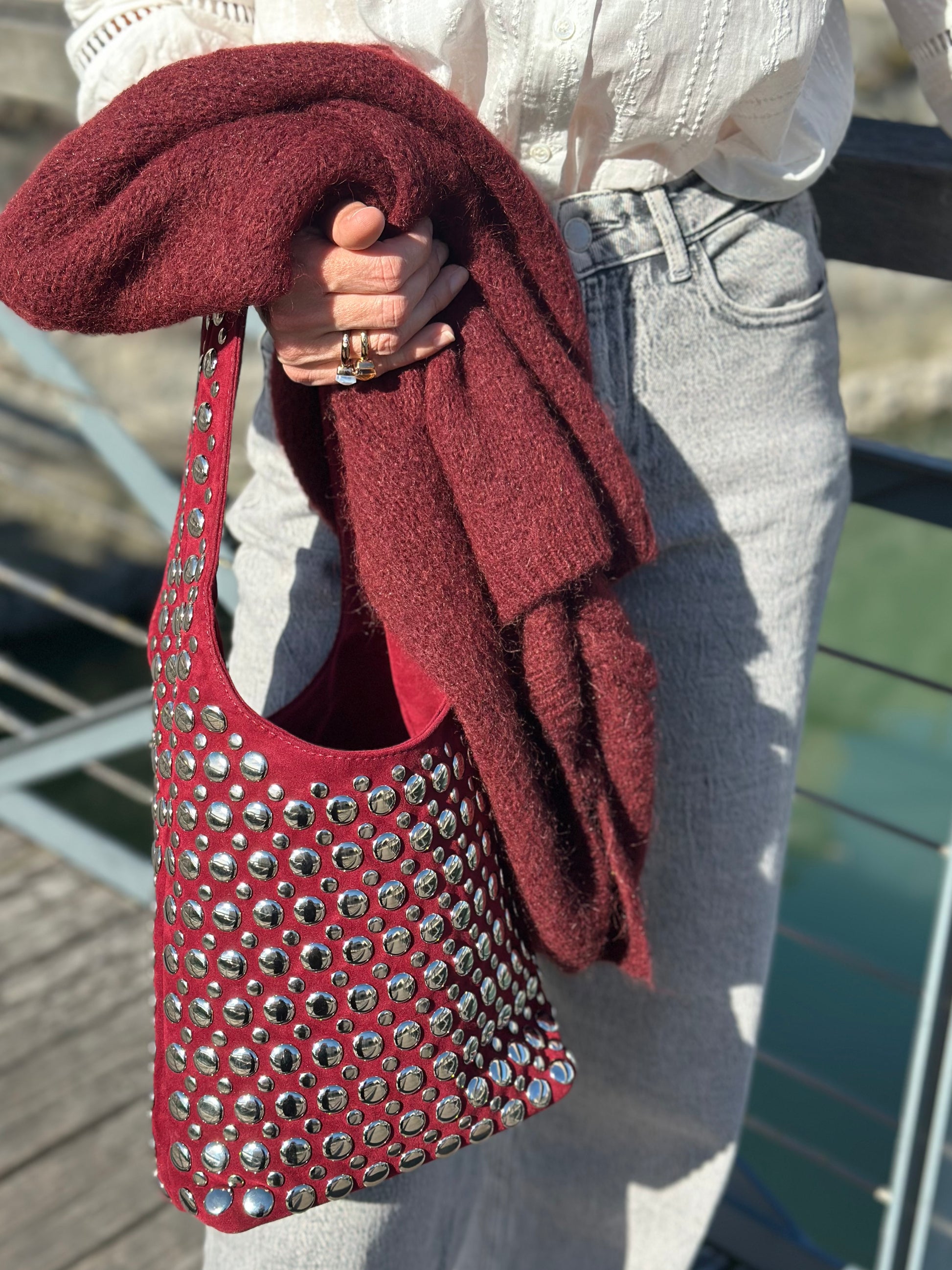 Sac sceau clouté * Maya *