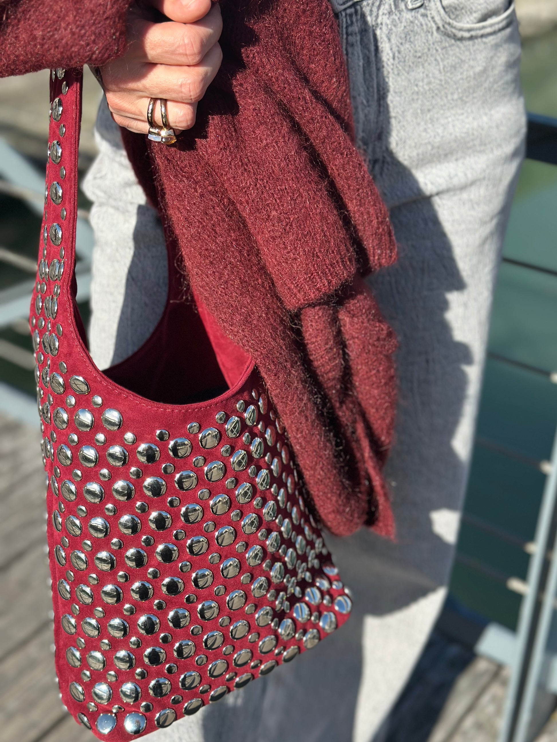 Sac sceau clouté * Maya *