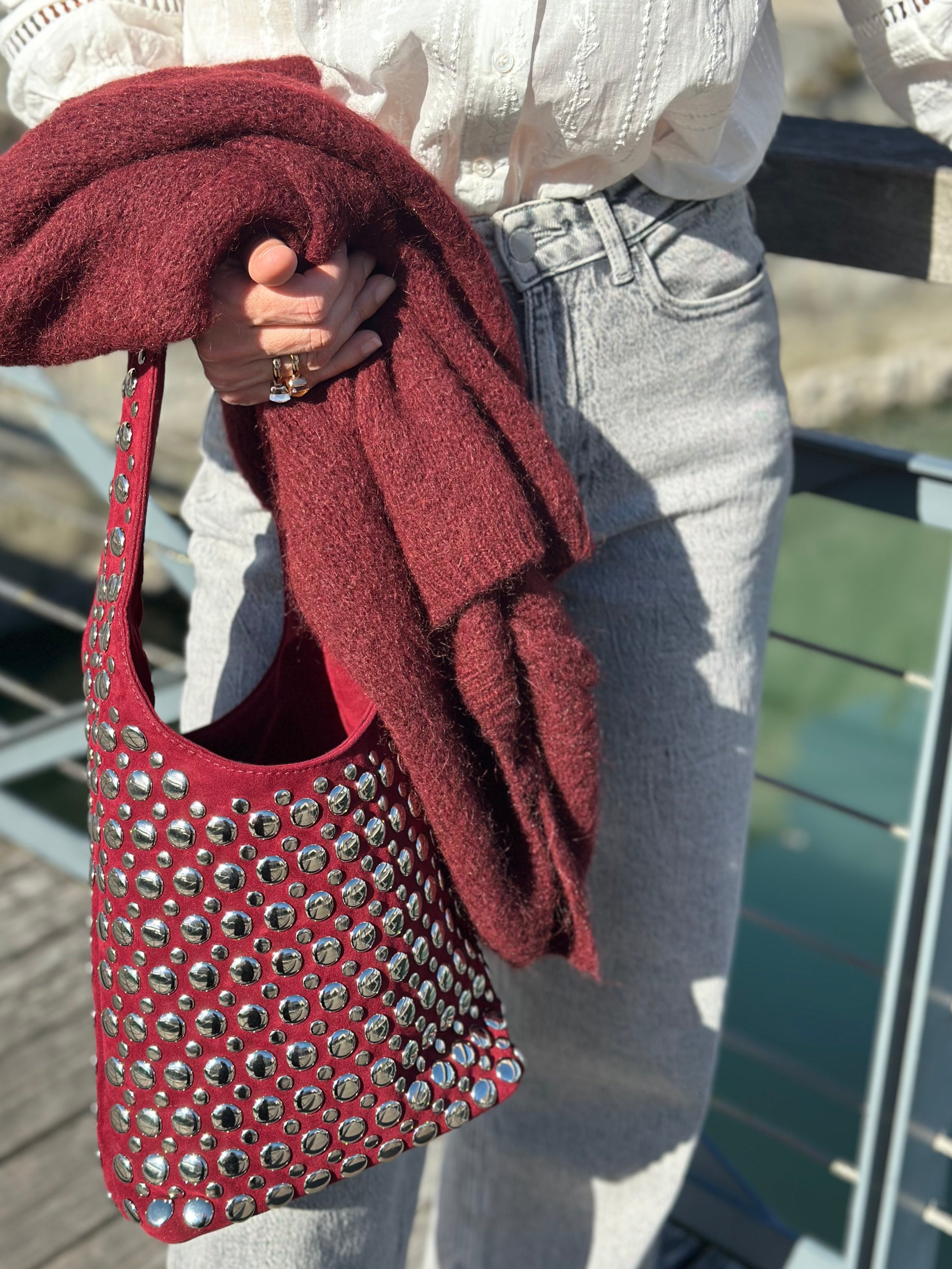 Sac sceau clouté * Maya *