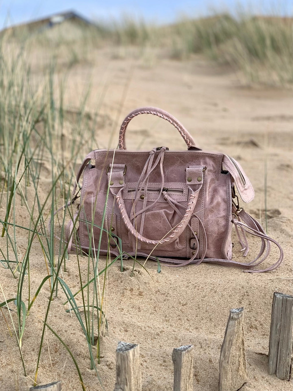 Sac en cuir * Gabriel * ( moyen model )