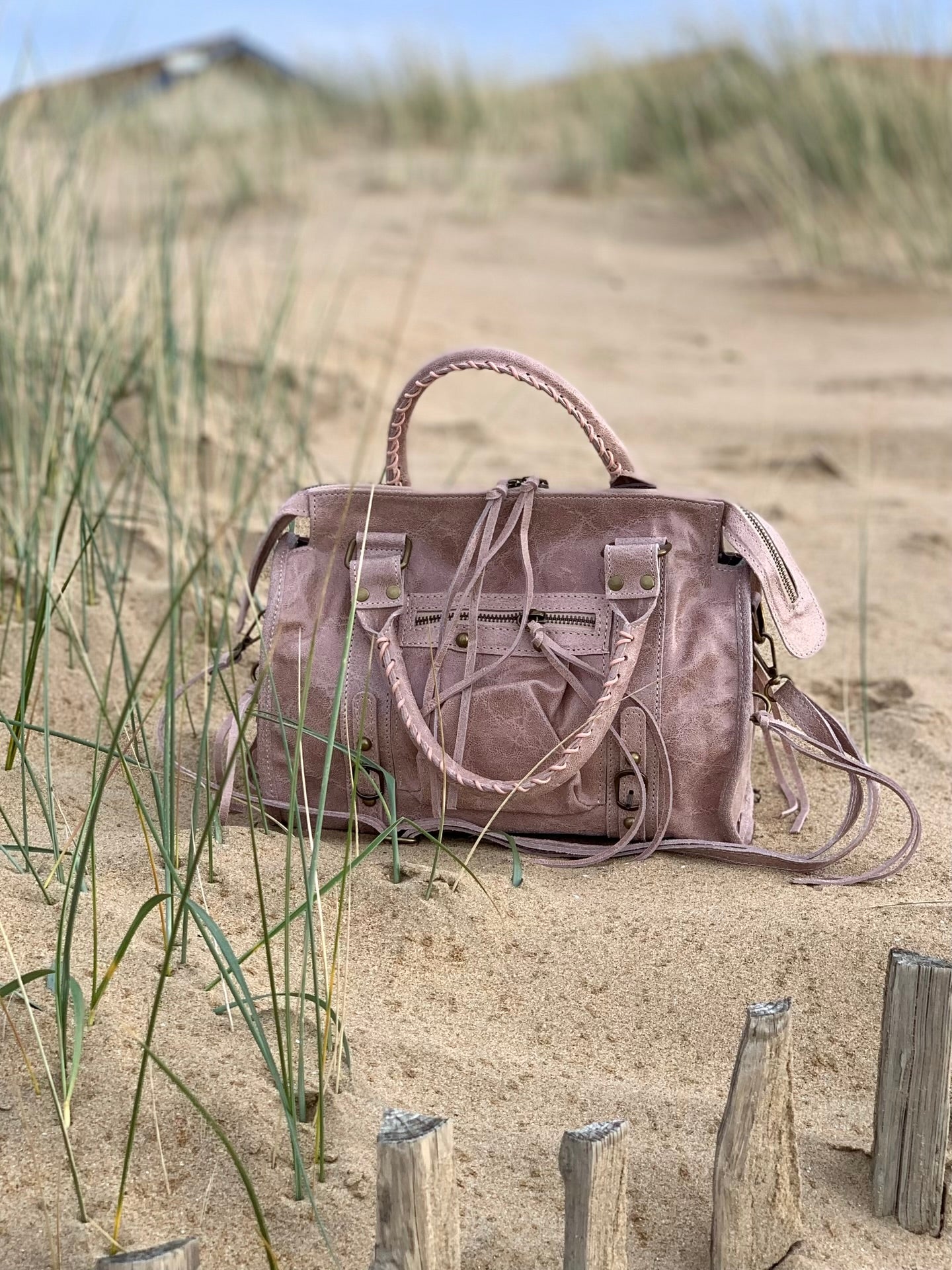 Sac en cuir * Gabriel * ( moyen model )