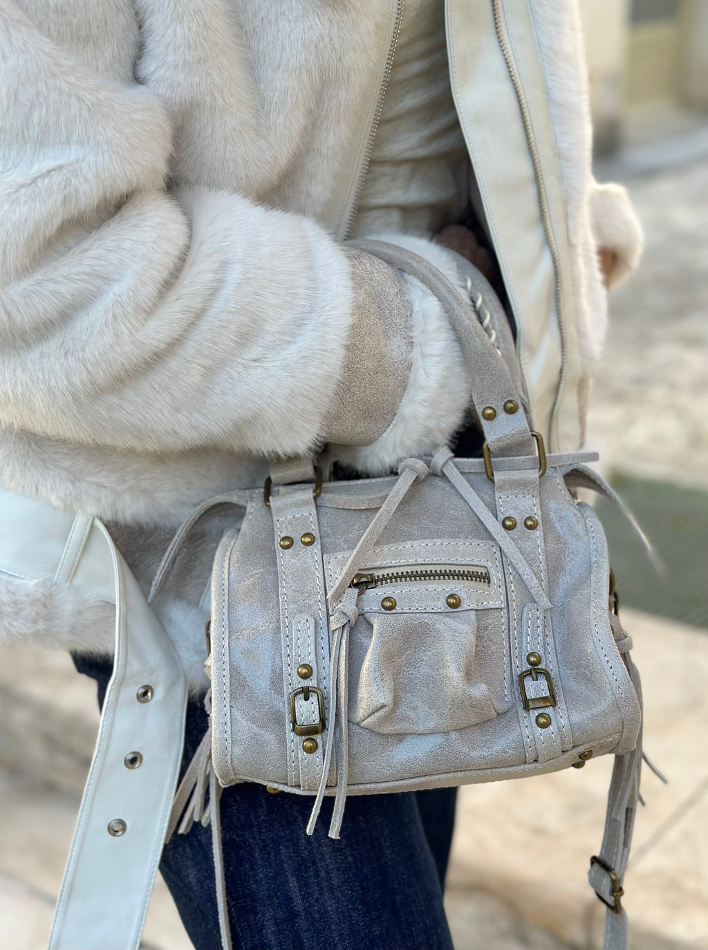 Sac en cuir * Petit Gab *