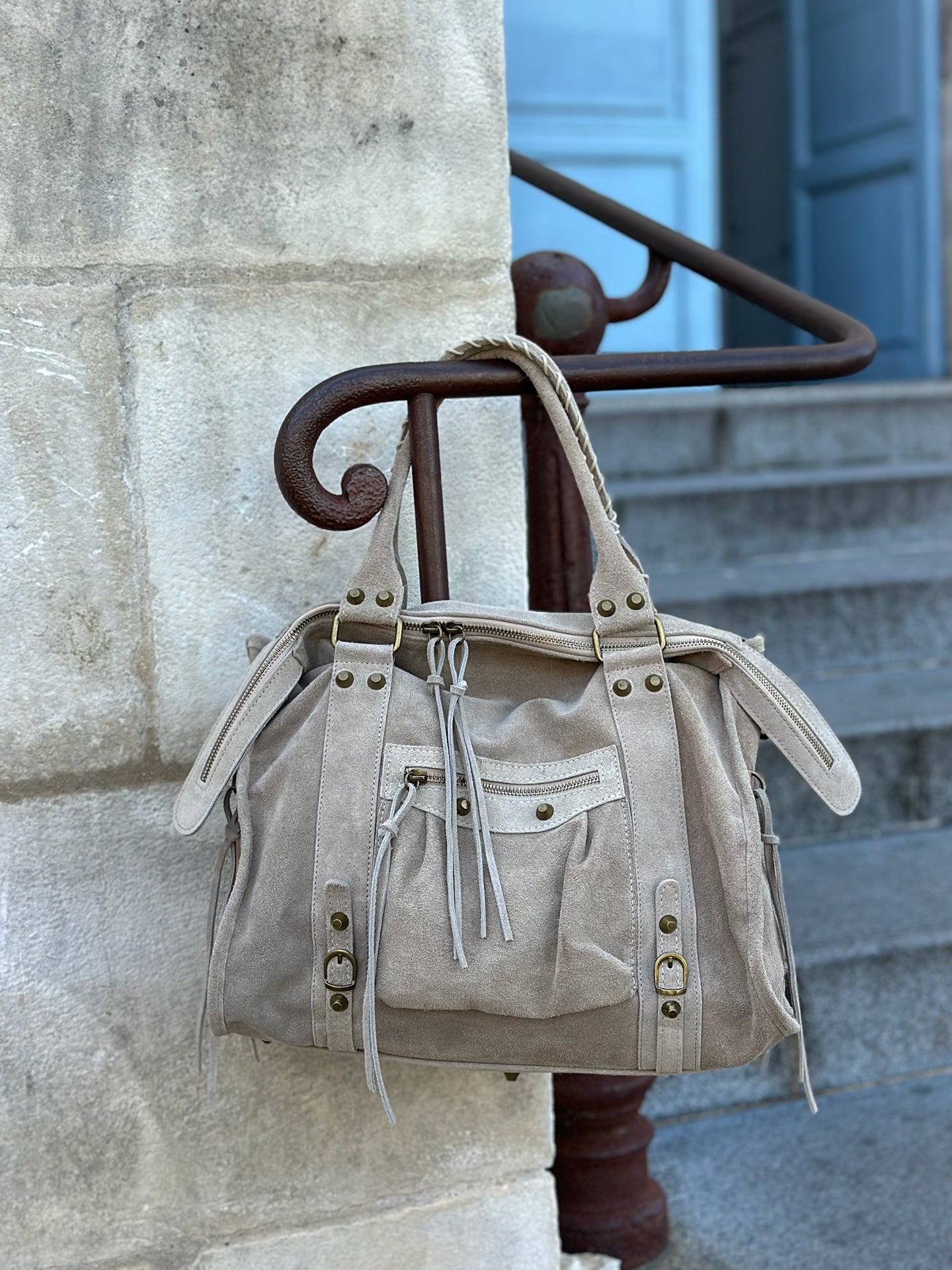 Sac en daim * Gabriel * ( grand modèle)