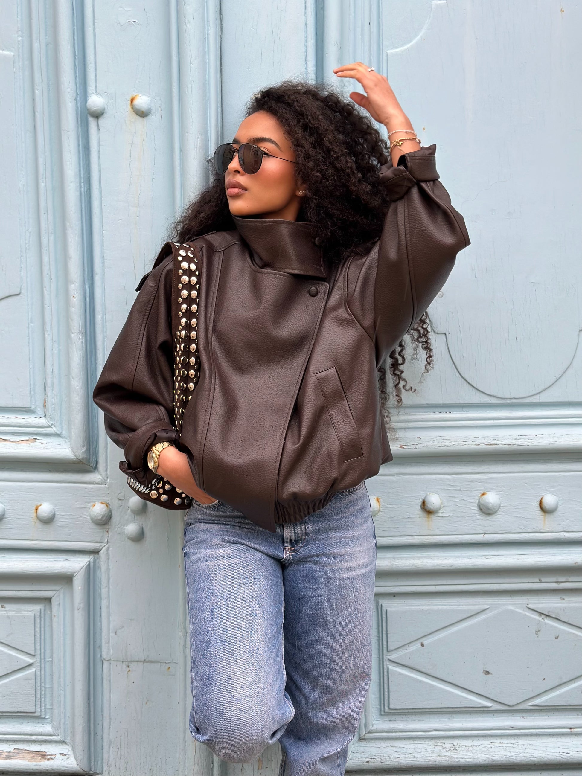 Veste biker oversize * Oanez *