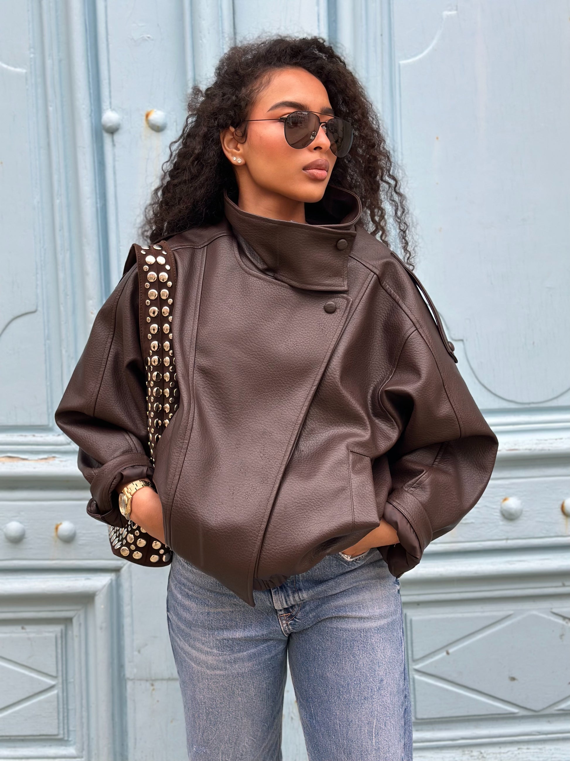 Veste biker oversize * Oanez *