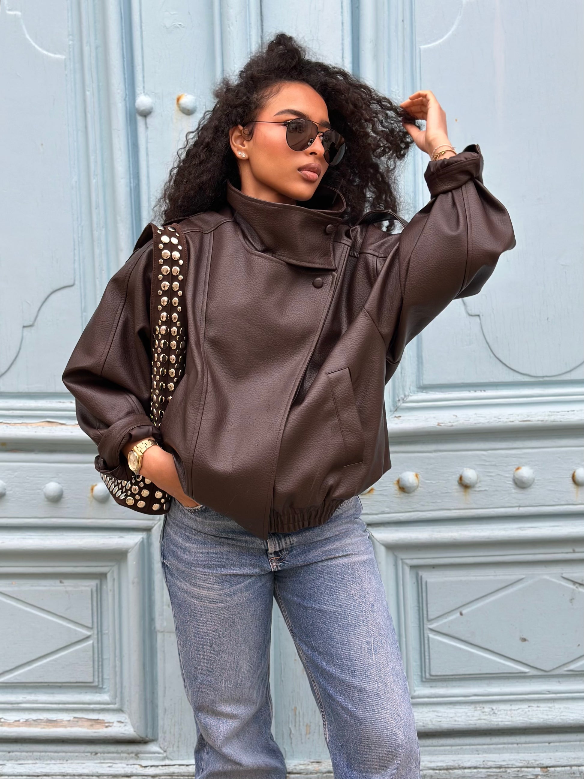 Veste biker oversize * Oanez *