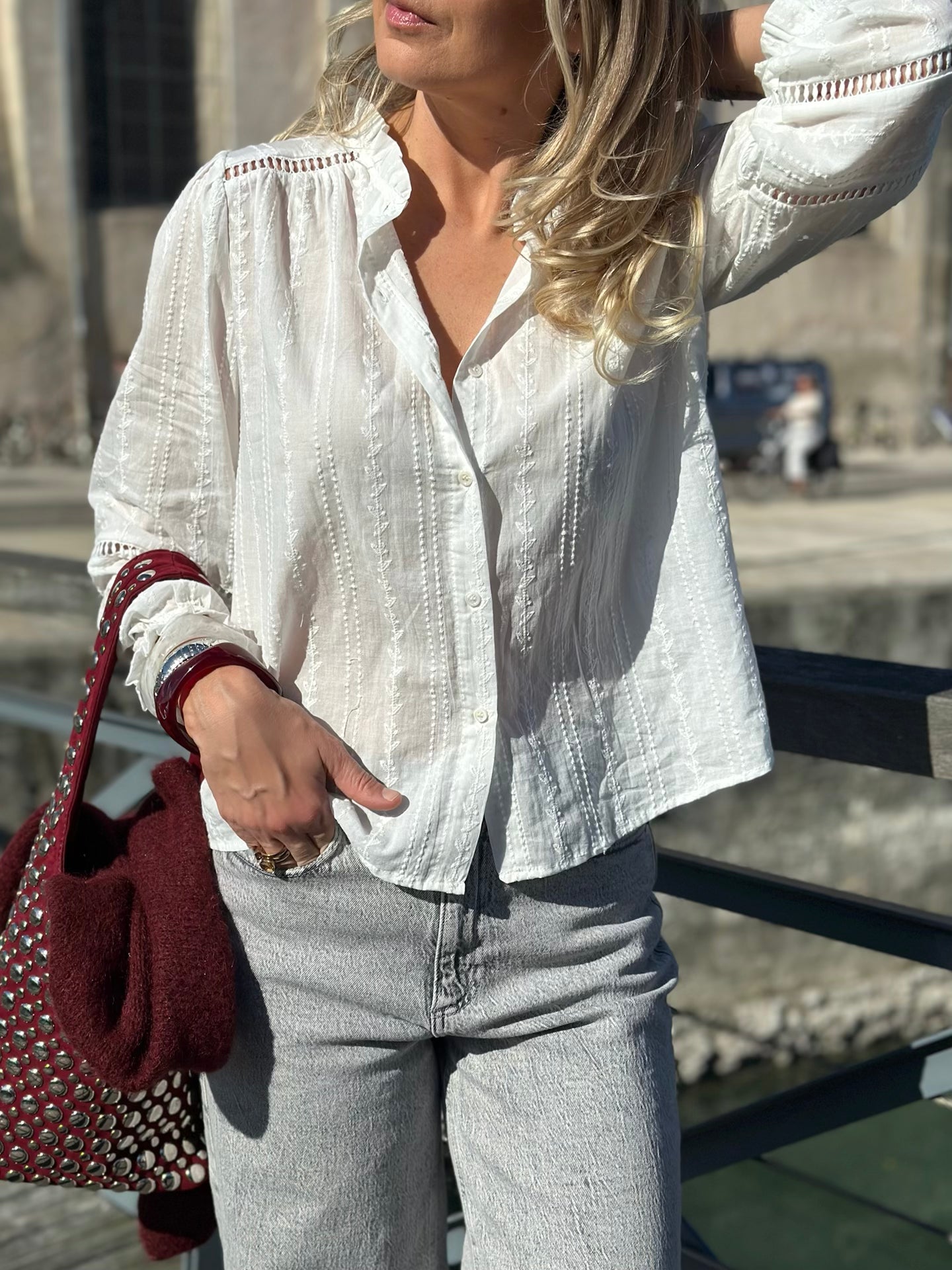 Blouse brodée * Romy *