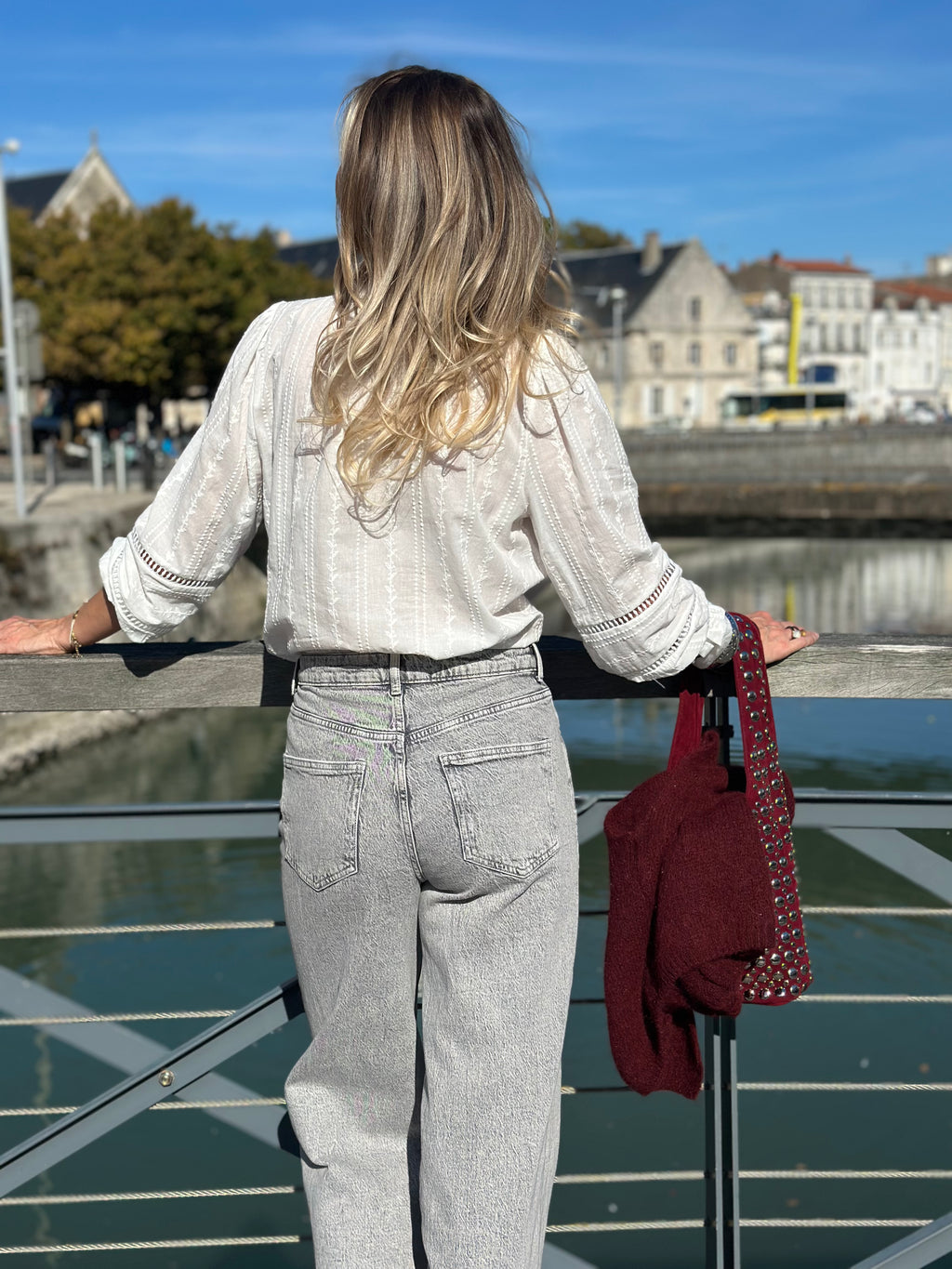 Blouse brodée * Romy *