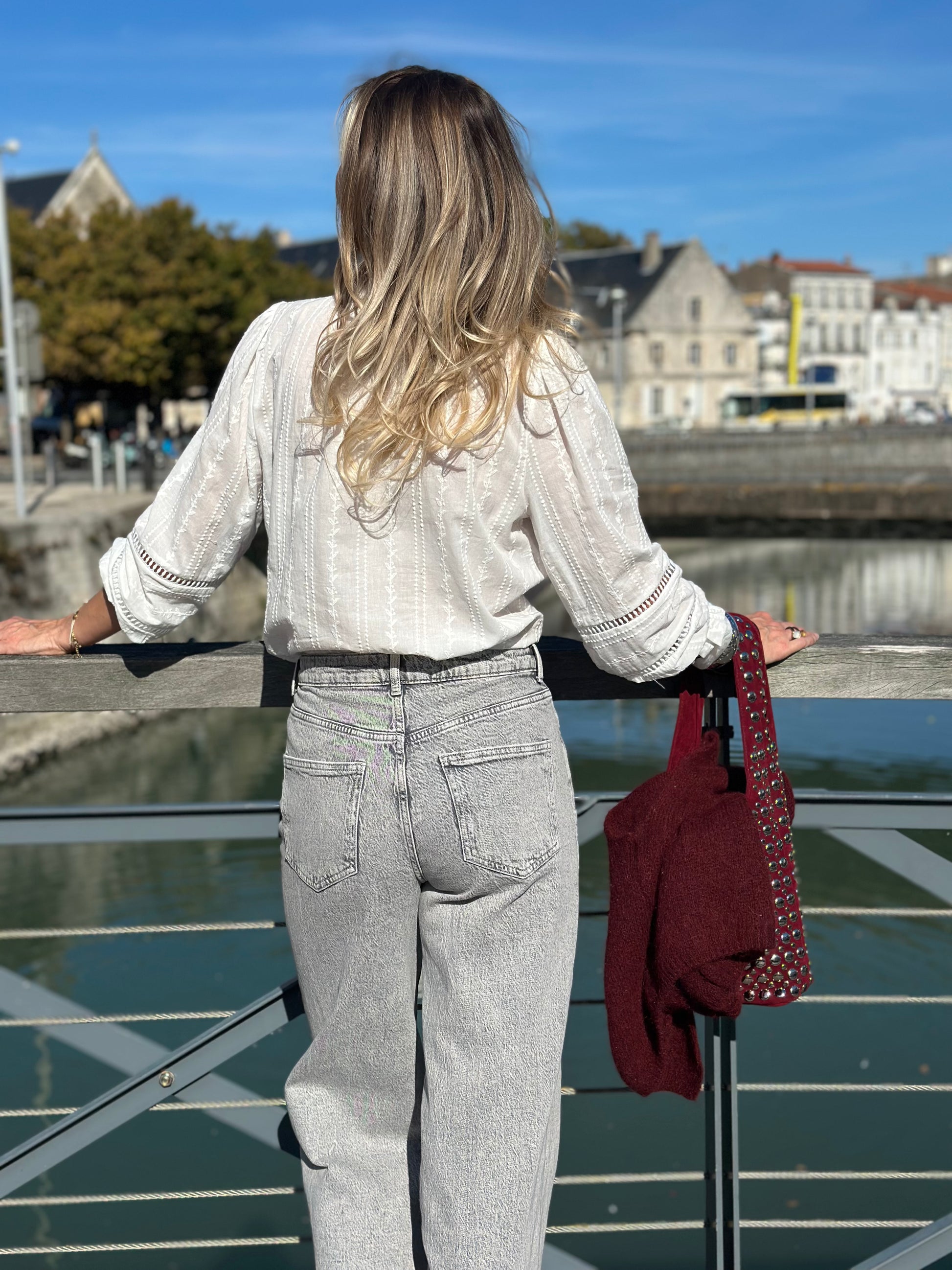 Blouse brodée * Romy *