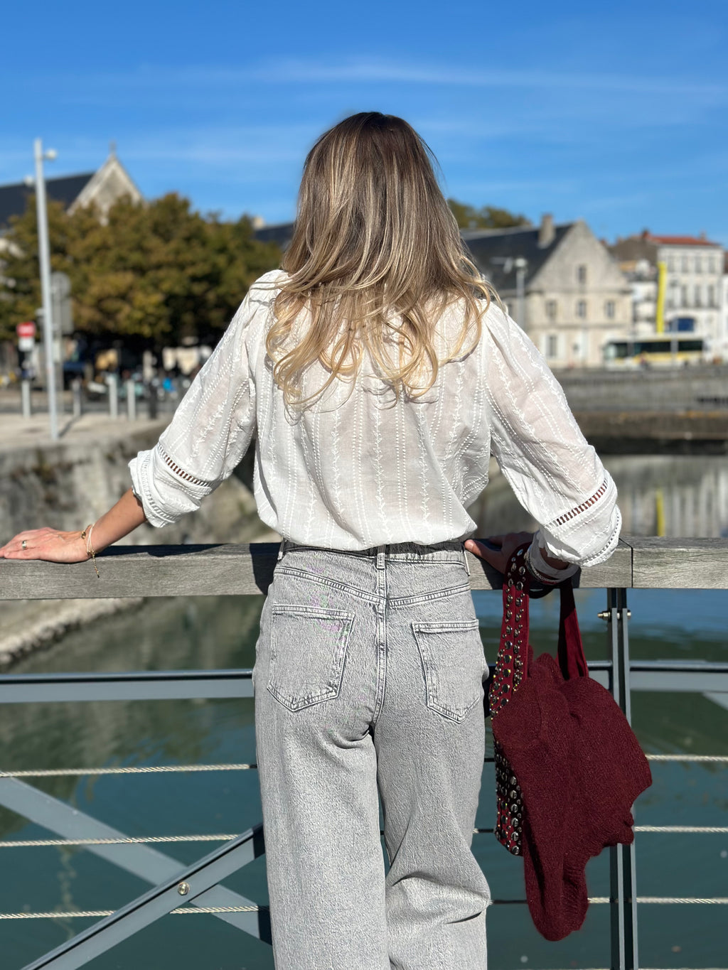 Blouse brodée * Romy *