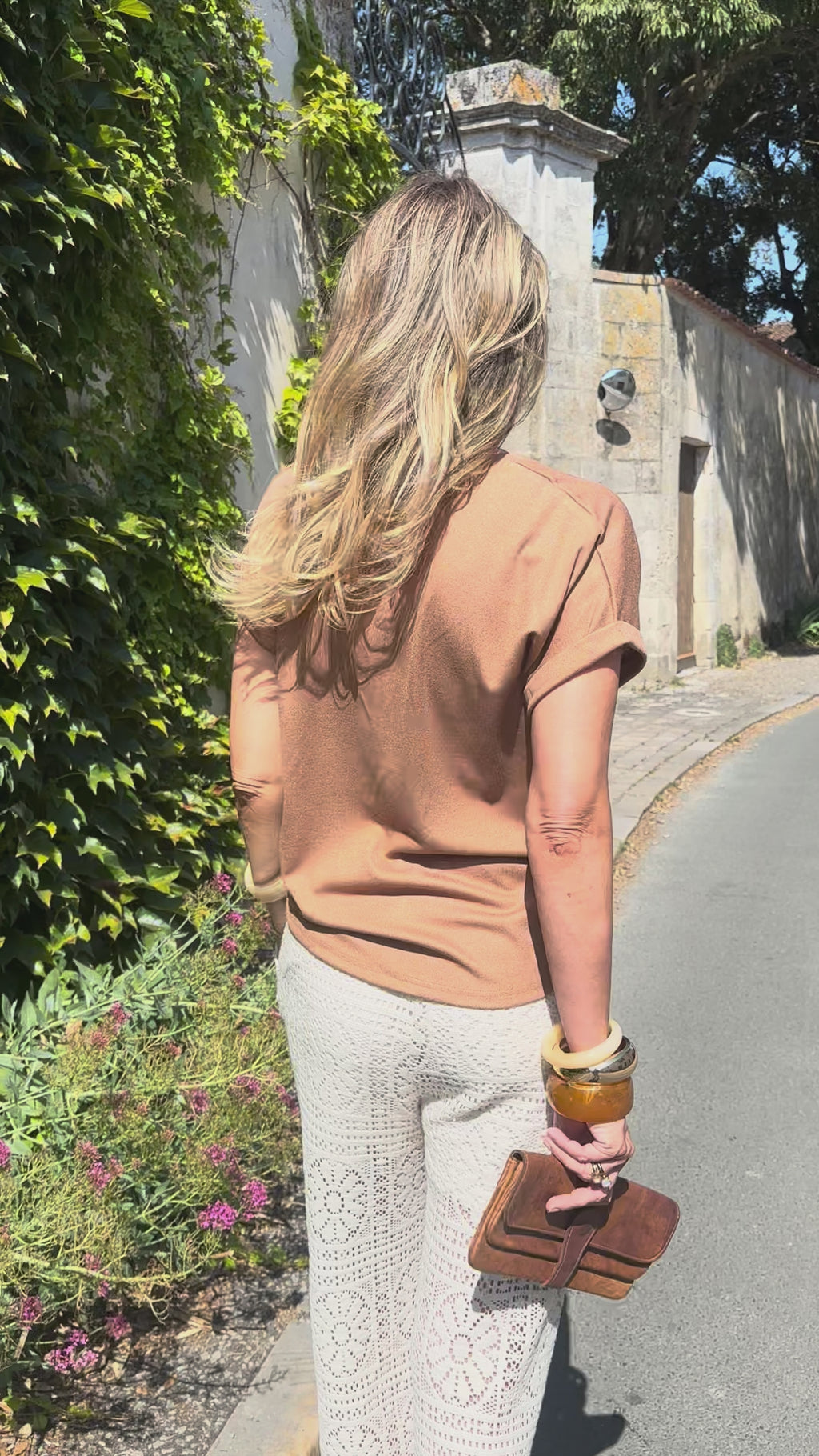 T-shirt col V * Vanessa *