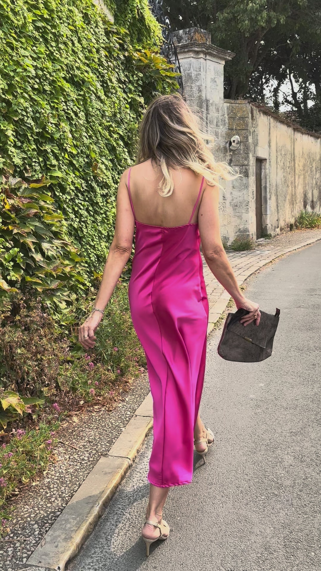 Robe satinée * Paula *