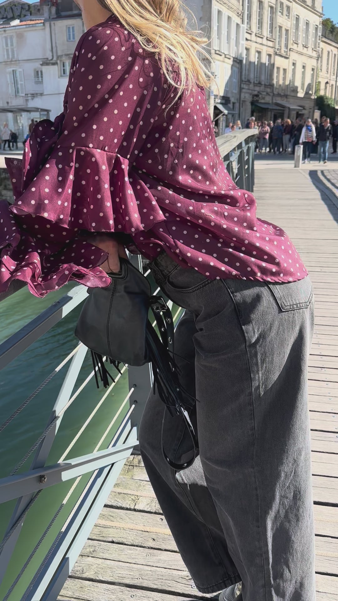 Blouse à pois * Lou *