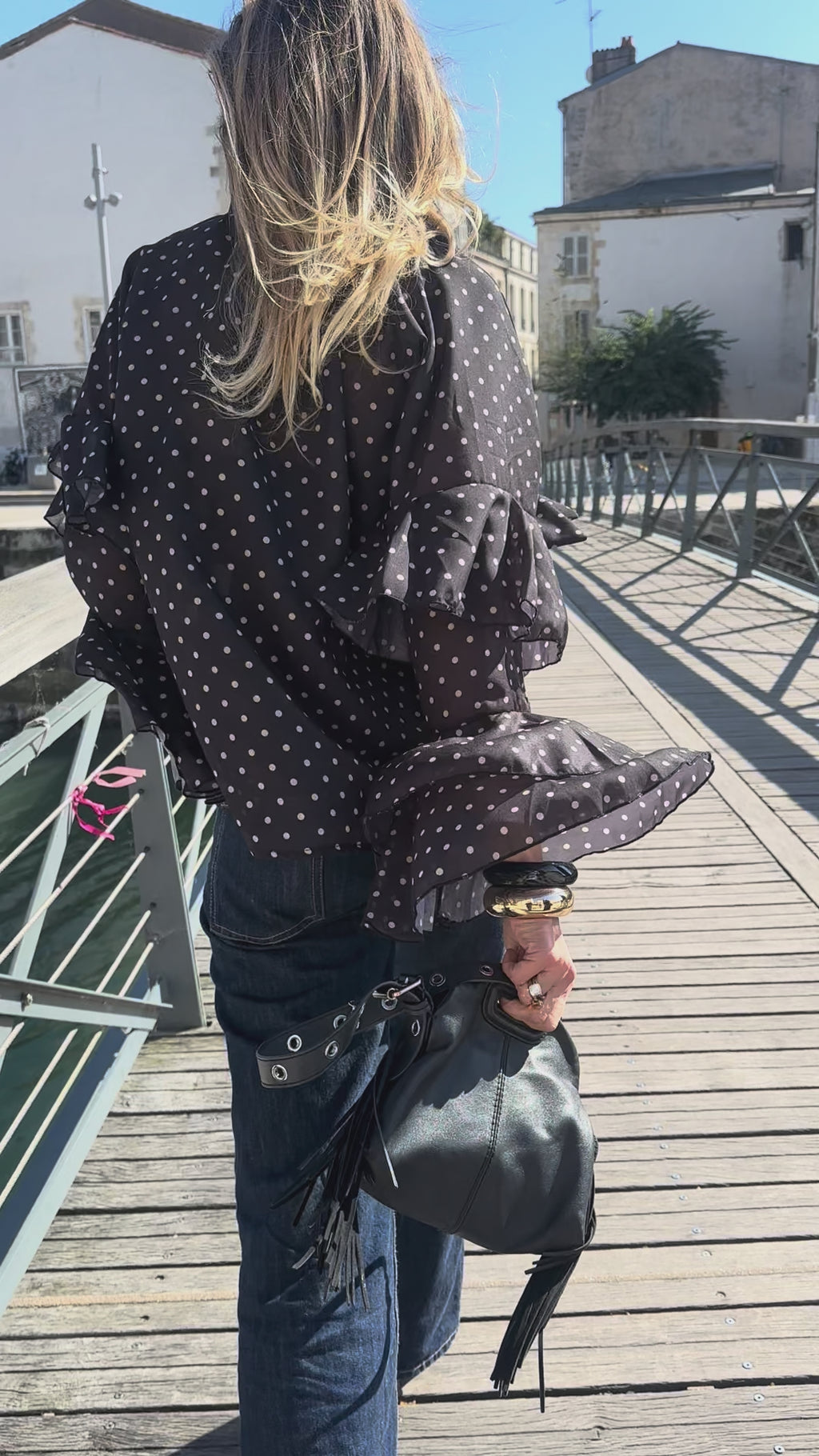 Blouse à pois * Lou *