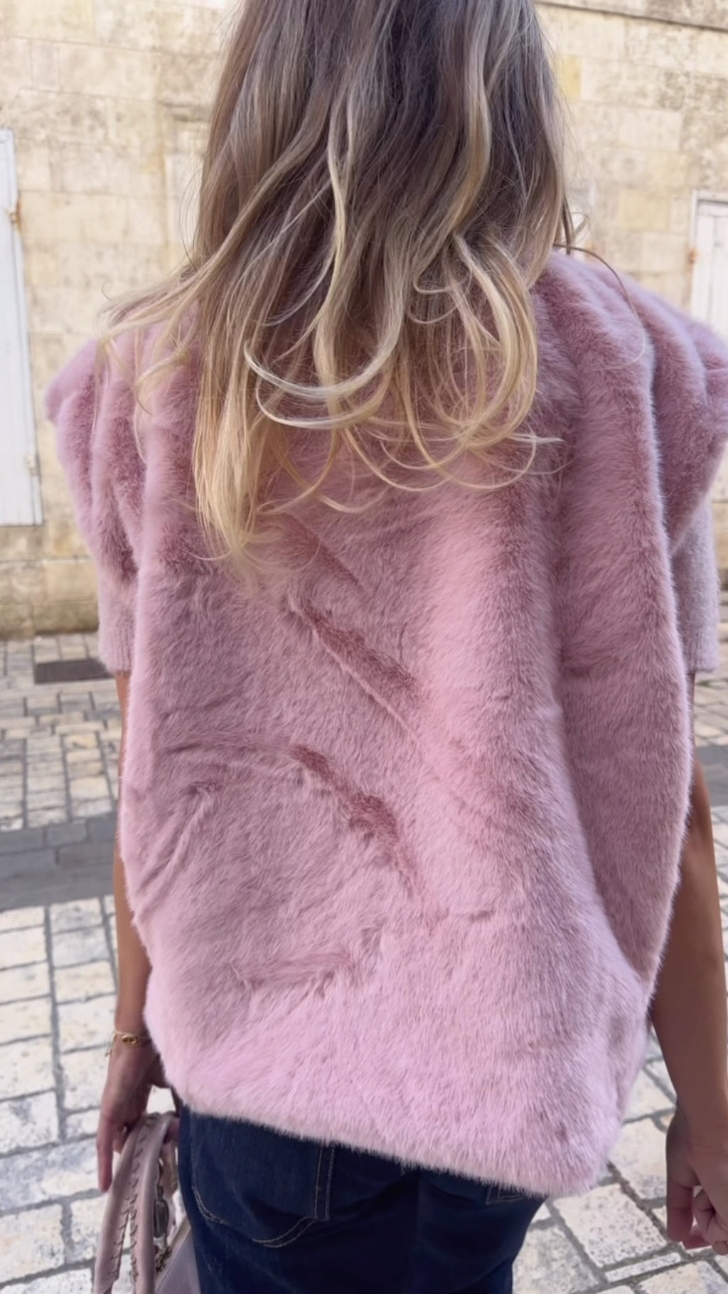 Veste en fausse fourrure * Snow *